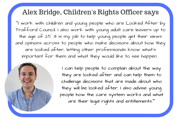 Alex Bridge, Childrens Rights Officer