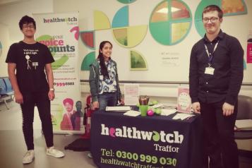 Healthwatch Volunteers at Alty Hospital