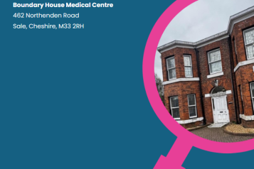 The front cover of the report, showing the boundary house building inside a magnifying glass